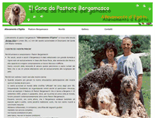 Tablet Screenshot of pastorebergamasco.com